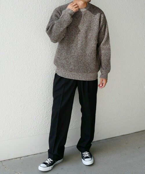 SHIPS / シップス ニット・セーター | SHIPS any: 〈手洗い可能〉メランジ カラー ミックス リラックス プルオーバー ニット◇ | 詳細2