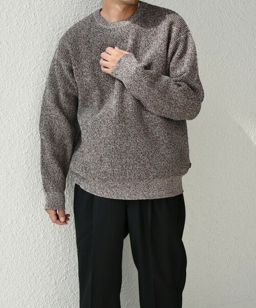 SHIPS / シップス ニット・セーター | SHIPS any: 〈手洗い可能〉メランジ カラー ミックス リラックス プルオーバー ニット◇ | 詳細3