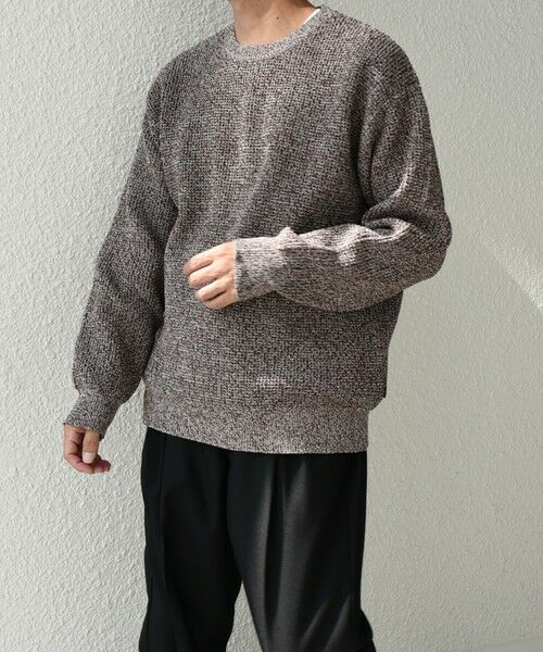 SHIPS / シップス ニット・セーター | SHIPS any: 〈手洗い可能〉メランジ カラー ミックス リラックス プルオーバー ニット◇ | 詳細4