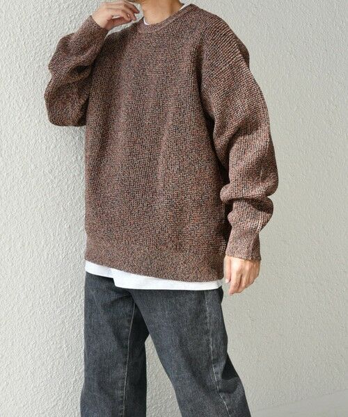 SHIPS / シップス ニット・セーター | SHIPS any: 〈手洗い可能〉メランジ カラー ミックス リラックス プルオーバー ニット◇ | 詳細12