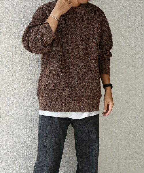 SHIPS / シップス ニット・セーター | SHIPS any: 〈手洗い可能〉メランジ カラー ミックス リラックス プルオーバー ニット◇ | 詳細10