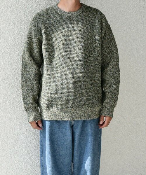 SHIPS / シップス ニット・セーター | SHIPS any: 〈手洗い可能〉メランジ カラー ミックス リラックス プルオーバー ニット◇ | 詳細17