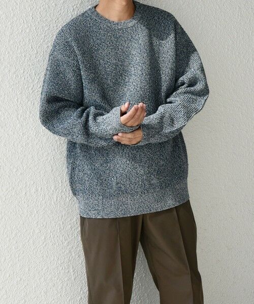 SHIPS / シップス ニット・セーター | SHIPS any: 〈手洗い可能〉メランジ カラー ミックス リラックス プルオーバー ニット◇ | 詳細24