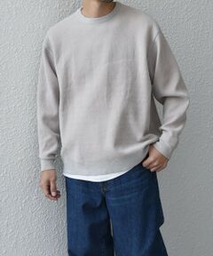 SHIPS / シップス ニット・セーター | 【WEB限定】SHIPS any: 〈手洗い可能〉モールヤーン クルーネック ニット◇