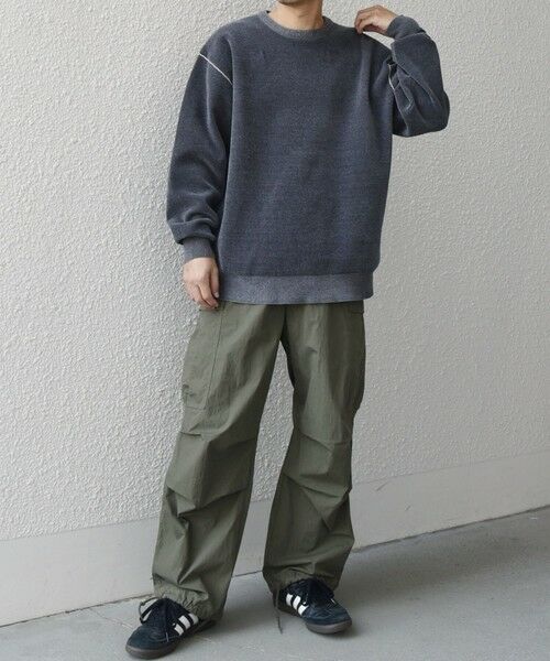 SHIPS / シップス ニット・セーター | 【WEB限定】SHIPS any: 〈手洗い可能〉モールヤーン クルーネック ニット◇ | 詳細1