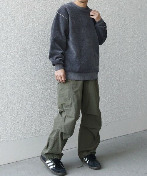 SHIPS / シップス ニット・セーター | 【WEB限定】SHIPS any: 〈手洗い可能〉モールヤーン クルーネック ニット◇ | 詳細2