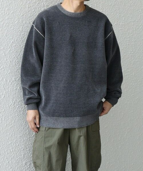 SHIPS / シップス ニット・セーター | 【WEB限定】SHIPS any: 〈手洗い可能〉モールヤーン クルーネック ニット◇ | 詳細3