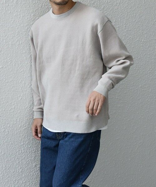 SHIPS / シップス ニット・セーター | 【WEB限定】SHIPS any: 〈手洗い可能〉モールヤーン クルーネック ニット◇ | 詳細12