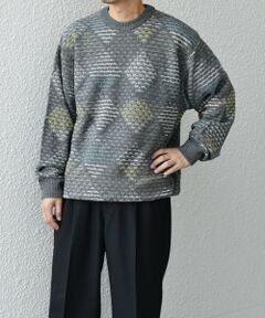 SHIPS / シップス その他トップス | SHIPS any: 〈手洗い可能〉ジオメトリック ジャガード クルーネック ルーズ ニット◇