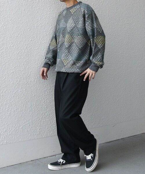 SHIPS / シップス その他トップス | SHIPS any: 〈手洗い可能〉ジオメトリック ジャガード クルーネック ルーズ ニット◇ | 詳細2