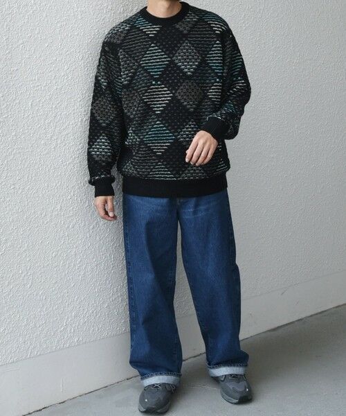 SHIPS / シップス その他トップス | SHIPS any: 〈手洗い可能〉ジオメトリック ジャガード クルーネック ルーズ ニット◇ | 詳細12