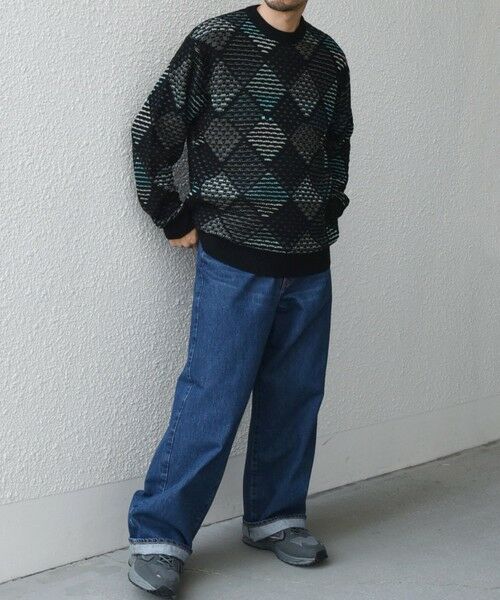 SHIPS / シップス その他トップス | SHIPS any: 〈手洗い可能〉ジオメトリック ジャガード クルーネック ルーズ ニット◇ | 詳細13