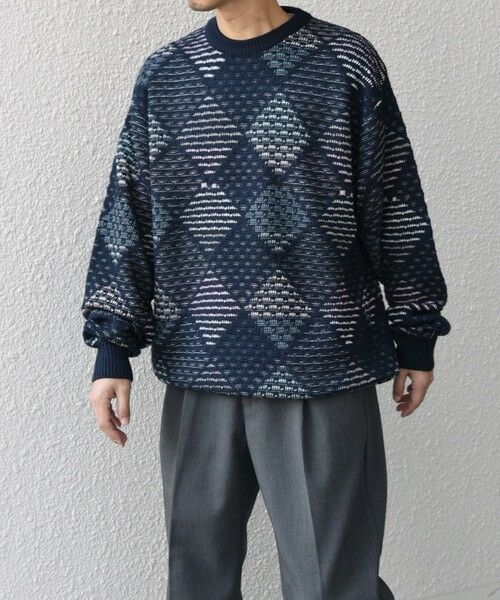 SHIPS / シップス その他トップス | SHIPS any: 〈手洗い可能〉ジオメトリック ジャガード クルーネック ルーズ ニット◇ | 詳細21
