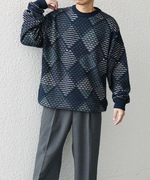 SHIPS / シップス その他トップス | SHIPS any: 〈手洗い可能〉ジオメトリック ジャガード クルーネック ルーズ ニット◇ | 詳細23