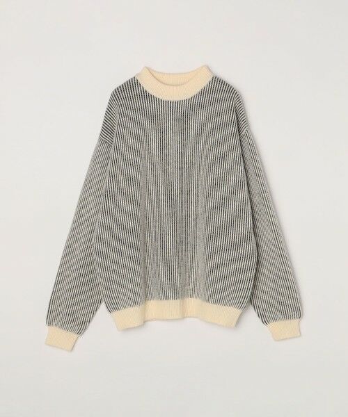 SHIPS / シップス ニット・セーター | SHIPS any:〈手洗い可能〉畦編み ストライプ クルーネック ニット◇ | 詳細8