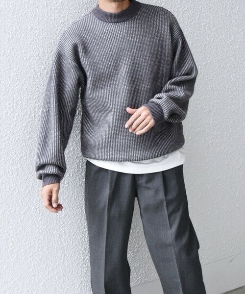 SHIPS / シップス ニット・セーター | SHIPS any:〈手洗い可能〉畦編み ストライプ クルーネック ニット◇ | 詳細12