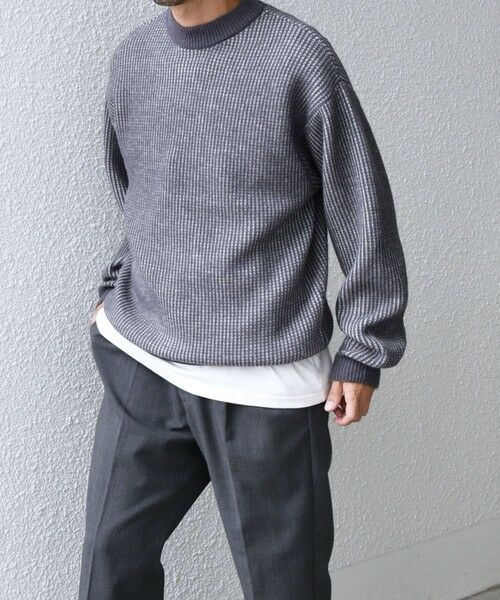 SHIPS / シップス ニット・セーター | SHIPS any:〈手洗い可能〉畦編み ストライプ クルーネック ニット◇ | 詳細13