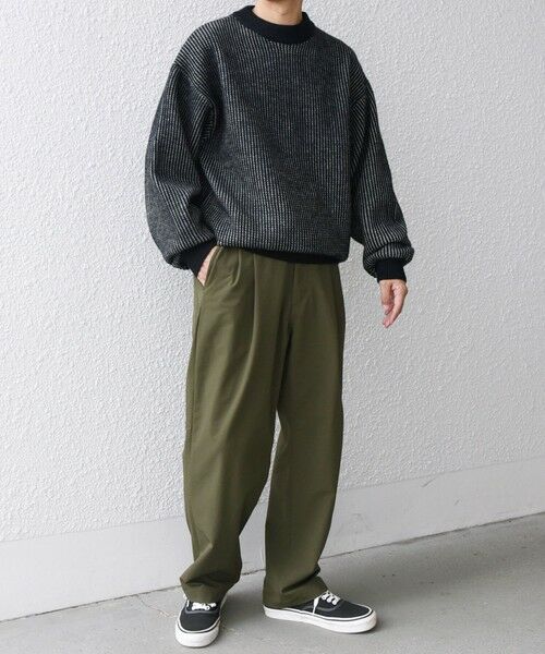 SHIPS / シップス ニット・セーター | SHIPS any:〈手洗い可能〉畦編み ストライプ クルーネック ニット◇ | 詳細17