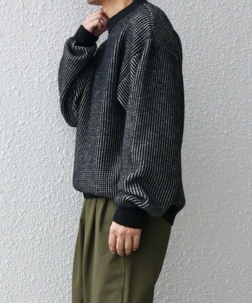 SHIPS / シップス ニット・セーター | SHIPS any:〈手洗い可能〉畦編み ストライプ クルーネック ニット◇ | 詳細20