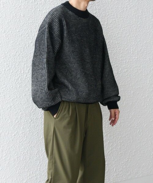 SHIPS / シップス ニット・セーター | SHIPS any:〈手洗い可能〉畦編み ストライプ クルーネック ニット◇ | 詳細21