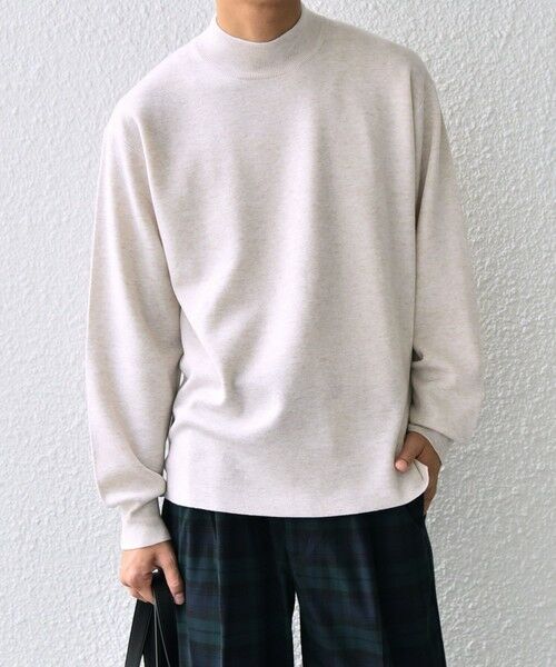 SHIPS / シップス ニット・セーター | SHIPS any: 〈手洗い可能〉 ミラノリブ モックネック ニット 25AW◇ | 詳細3