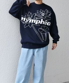 SHIPS / シップス ニット・セーター | SHIPS any: 〈手洗い可能〉フラワー ダブルジャガード プルオーバー ニット◇