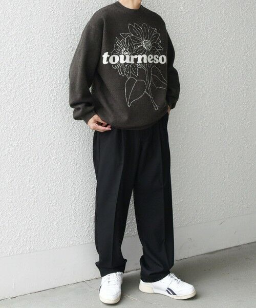 SHIPS / シップス ニット・セーター | SHIPS any: 〈手洗い可能〉フラワー ダブルジャガード プルオーバー ニット◇ | 詳細2