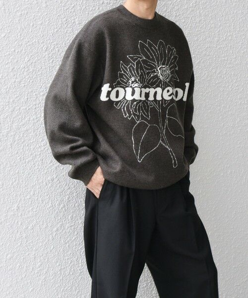 SHIPS / シップス ニット・セーター | SHIPS any: 〈手洗い可能〉フラワー ダブルジャガード プルオーバー ニット◇ | 詳細4