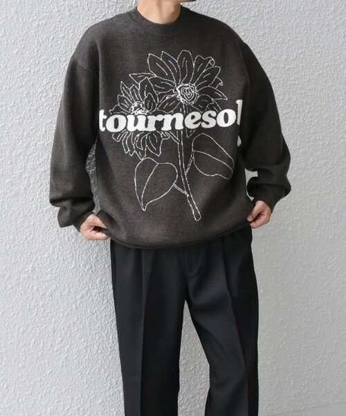 SHIPS / シップス ニット・セーター | SHIPS any: 〈手洗い可能〉フラワー ダブルジャガード プルオーバー ニット◇ | 詳細5