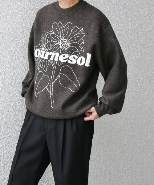 SHIPS / シップス ニット・セーター | SHIPS any: 〈手洗い可能〉フラワー ダブルジャガード プルオーバー ニット◇ | 詳細6