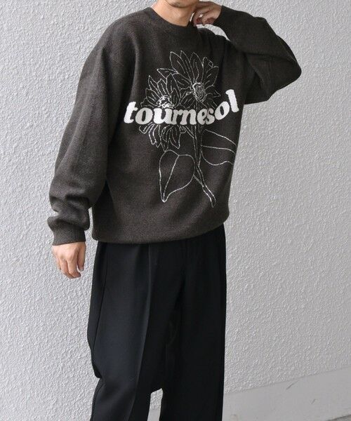 SHIPS / シップス ニット・セーター | SHIPS any: 〈手洗い可能〉フラワー ダブルジャガード プルオーバー ニット◇ | 詳細7