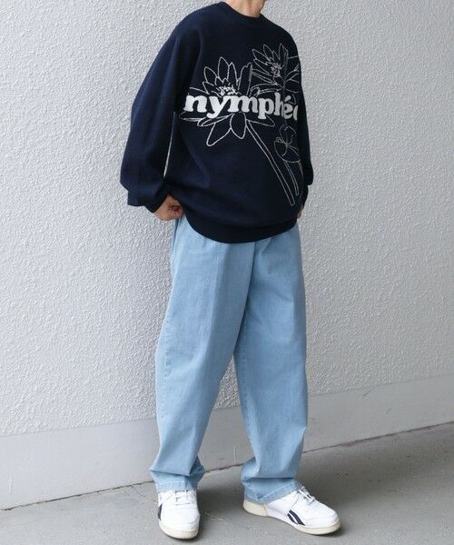 SHIPS / シップス ニット・セーター | SHIPS any: 〈手洗い可能〉フラワー ダブルジャガード プルオーバー ニット◇ | 詳細21