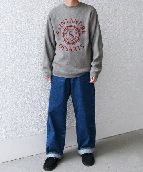 SHIPS / シップス ニット・セーター | SHIPS any:〈手洗い可能〉クラブロゴ ジャカード ニット◇ | 詳細2