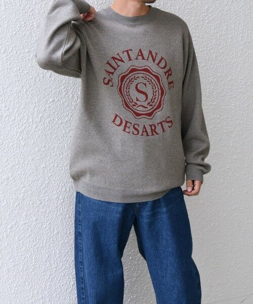 SHIPS / シップス ニット・セーター | SHIPS any:〈手洗い可能〉クラブロゴ ジャカード ニット◇ | 詳細4