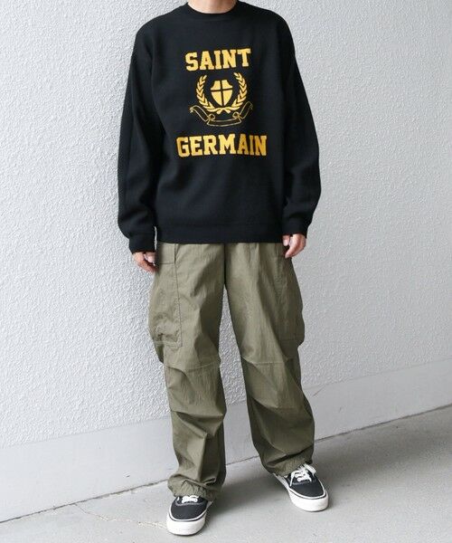 SHIPS / シップス ニット・セーター | SHIPS any:〈手洗い可能〉クラブロゴ ジャカード ニット◇ | 詳細15