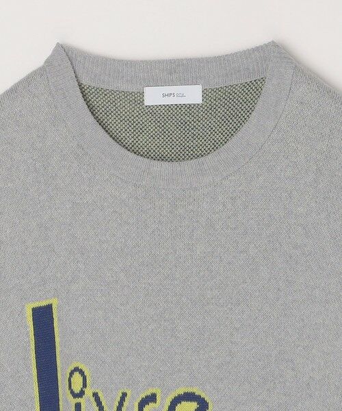 SHIPS / シップス ニット・セーター | SHIPS any: 〈手洗い可能〉コットン カシミヤ パターン スウェットライク ニット◇ | 詳細7