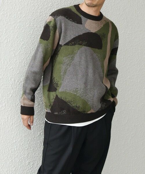 SHIPS / シップス ニット・セーター | SHIPS any: 〈手洗い可能〉コットン カシミヤ パターン スウェットライク ニット◇ | 詳細14