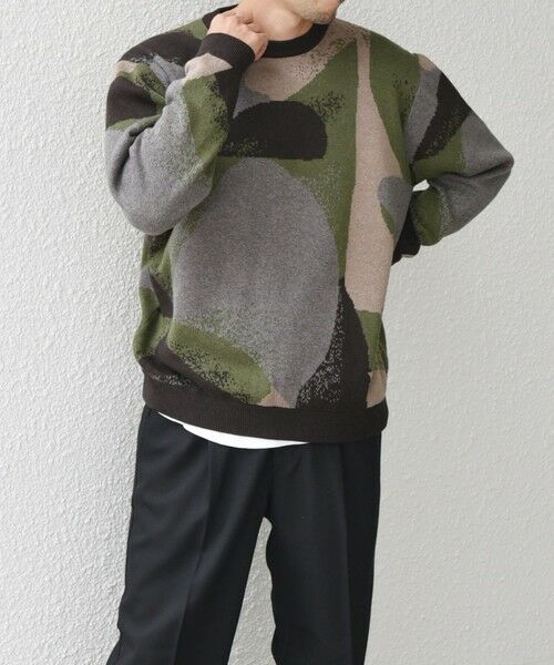 SHIPS / シップス ニット・セーター | SHIPS any: 〈手洗い可能〉コットン カシミヤ パターン スウェットライク ニット◇ | 詳細15