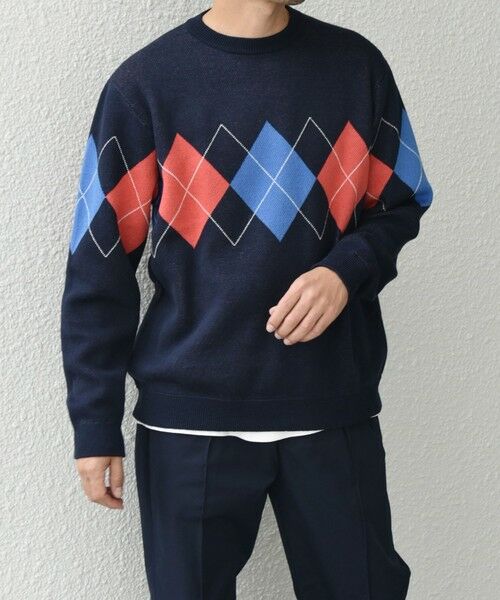 SHIPS / シップス ニット・セーター | SHIPS any: 〈手洗い可能〉コットン カシミヤ パターン スウェットライク ニット◇ | 詳細21