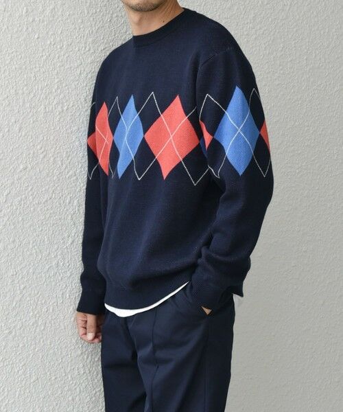 SHIPS / シップス ニット・セーター | SHIPS any: 〈手洗い可能〉コットン カシミヤ パターン スウェットライク ニット◇ | 詳細22