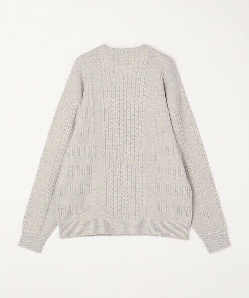 SHIPS / シップス ニット・セーター | SHIPS any:〈手洗い可能〉アラン / ガーター 編み リラックス クルーネック ニット◇ | 詳細11