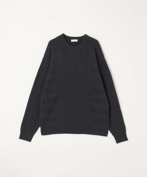 SHIPS / シップス ニット・セーター | SHIPS any:〈手洗い可能〉アラン / ガーター 編み リラックス クルーネック ニット◇ | 詳細18