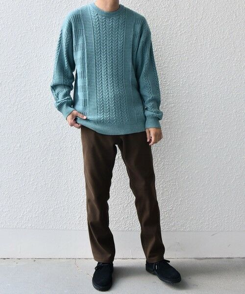 SHIPS / シップス ニット・セーター | SHIPS any:〈手洗い可能〉アラン / ガーター 編み リラックス クルーネック ニット◇ | 詳細28