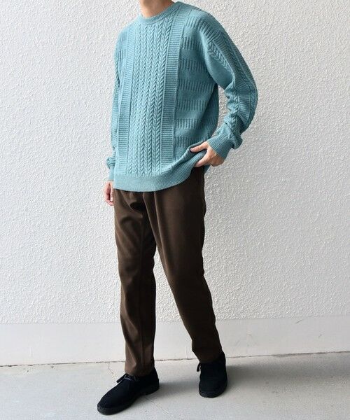 SHIPS / シップス ニット・セーター | SHIPS any:〈手洗い可能〉アラン / ガーター 編み リラックス クルーネック ニット◇ | 詳細29