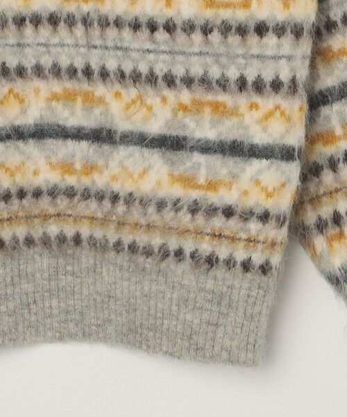 SHIPS / シップス ニット・セーター | SHIPS any :〈手洗い可能〉フェアアイル シャギー クルーネック ニット◇ | 詳細10