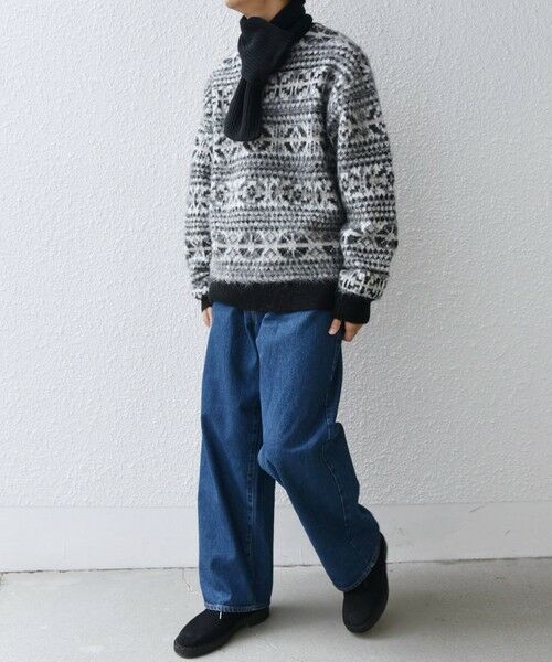 SHIPS / シップス ニット・セーター | SHIPS any :〈手洗い可能〉フェアアイル シャギー クルーネック ニット◇ | 詳細14