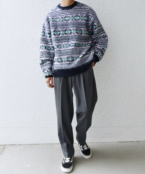 SHIPS / シップス ニット・セーター | SHIPS any :〈手洗い可能〉フェアアイル シャギー クルーネック ニット◇ | 詳細20