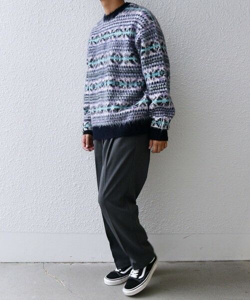 SHIPS / シップス ニット・セーター | SHIPS any :〈手洗い可能〉フェアアイル シャギー クルーネック ニット◇ | 詳細21