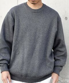 SHIPS / シップス ニット・セーター | SHIPS any: 〈手洗い可能〉コットン カシミヤ スウェットライク クルーネック ニット◇