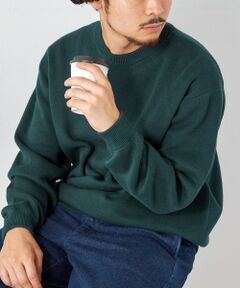 SHIPS / シップス ニット・セーター | SHIPS any: 〈手洗い可能〉コットン カシミヤ スウェットライク クルーネック ニット◇